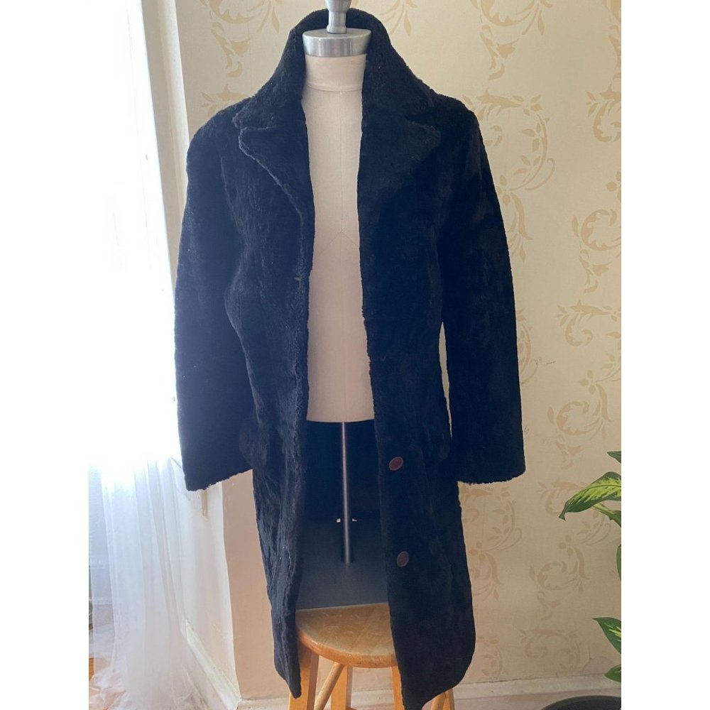 Sweet Dreams 100% Shearling Black Shearling Jacket